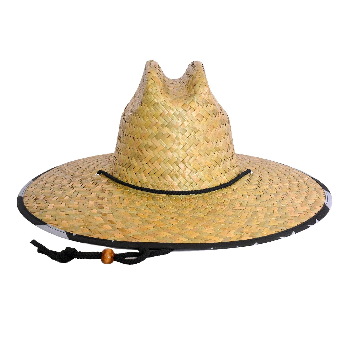 Lifeguard Straw Hats with Midnight Flag Lining