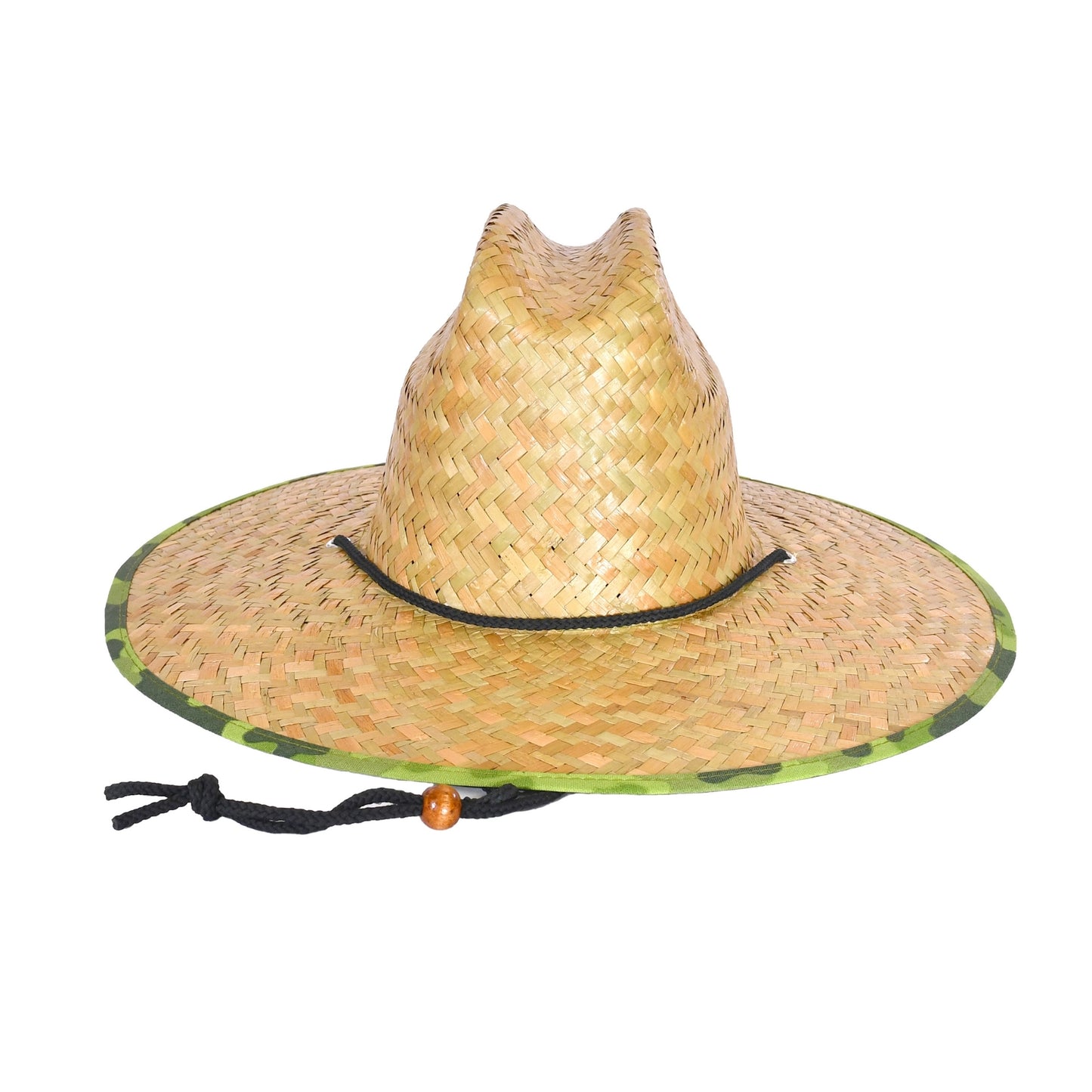 Lifeguard Straw Hats with Camo Lining
