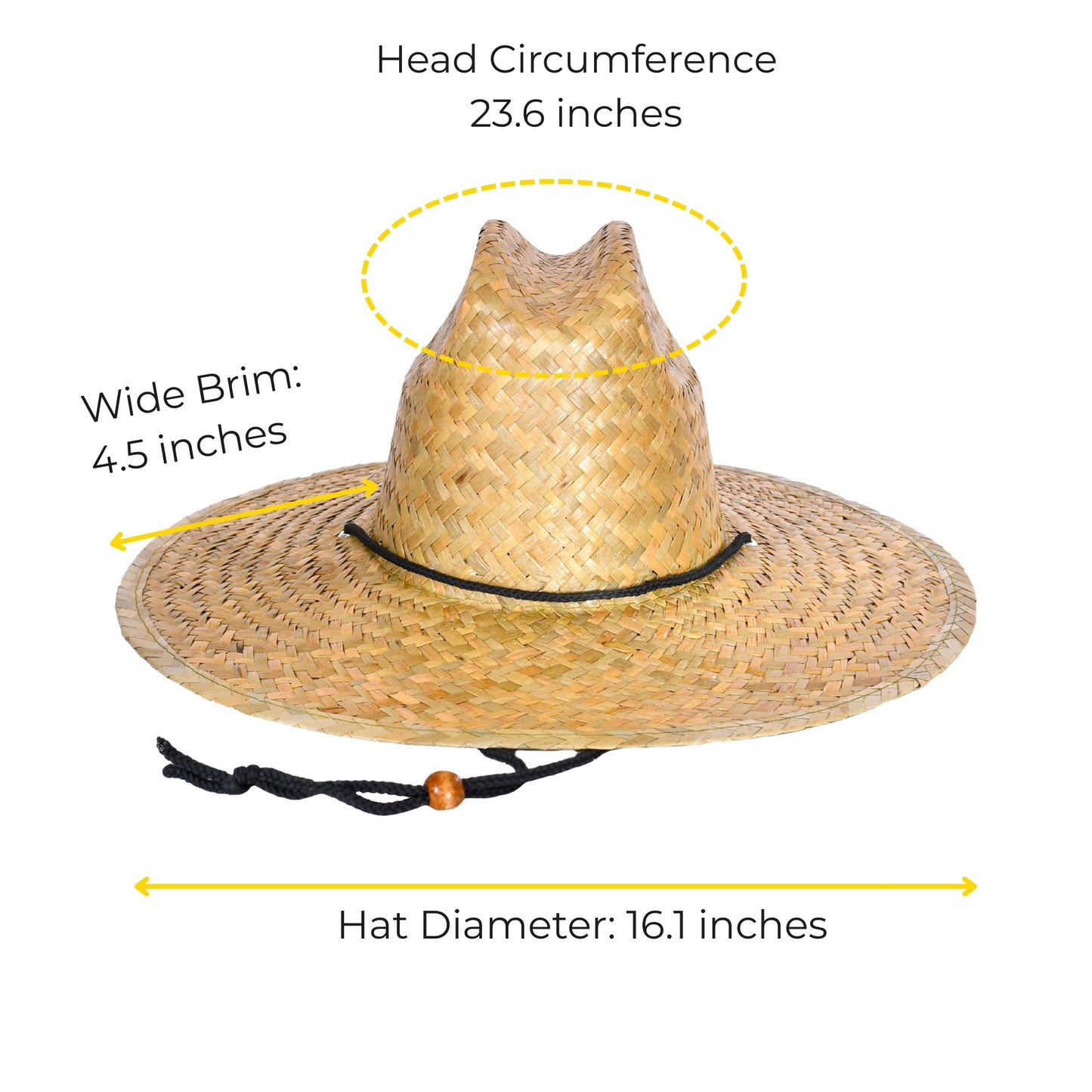 Lifeguard Straw Hats Natural